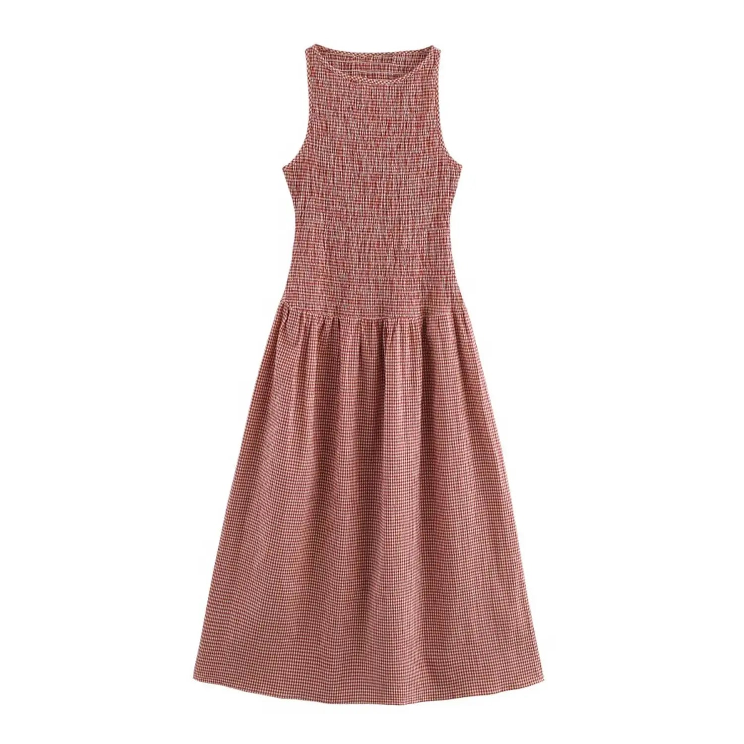 Women's Sweet Plaid Dress