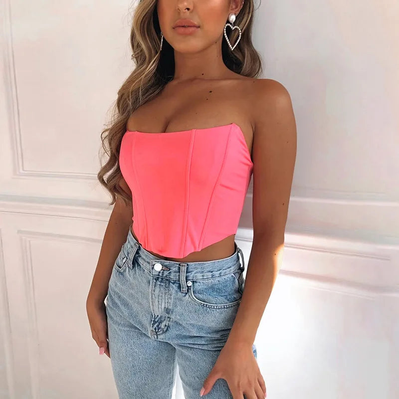Sleeveless Off Shoulder